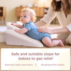 EKEPE Nursing Reflux Prop for Baby Gas, Colic Relief & Burp, Tummy Time Mat for Feeding