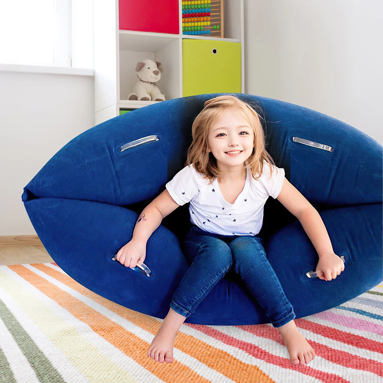 Adhd Rocking ADHD Calming Chair Inflatable Sensory Chair For Kids - Cloud Rocking ...